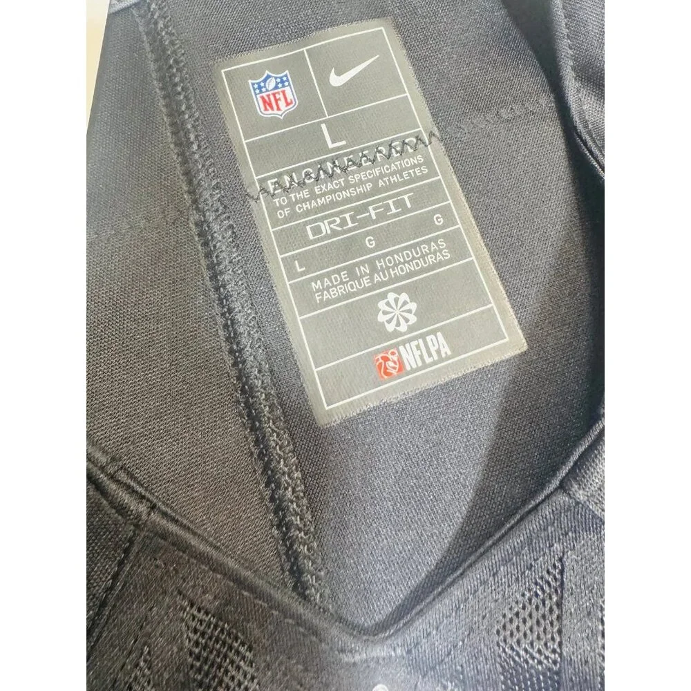 Aaron Rodgers Pittsburgh Steelers Nike Vapor F.U.S.E Home Black Jersey Sz Large - Picture 10 of 11